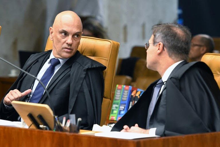 Moraes e Mendonça quase têm agressão física em discussão no STF