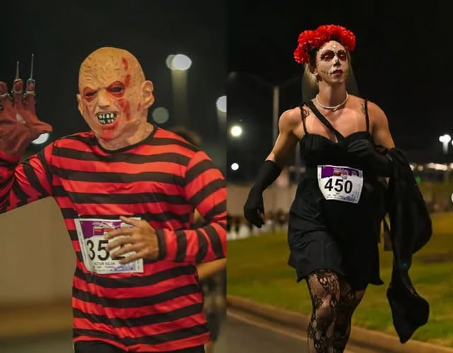 Corrida de Halloween terá fantasias premiadas e percurso noturno de 5 km em Várzea Grande